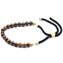 Armband Crystal Black String Bracelet - Tiger Eye