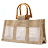 Väska Large Pure Jute and Cotton Window Bag