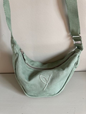 Väska Sling bag organic linen, Moss green - Yogiraj